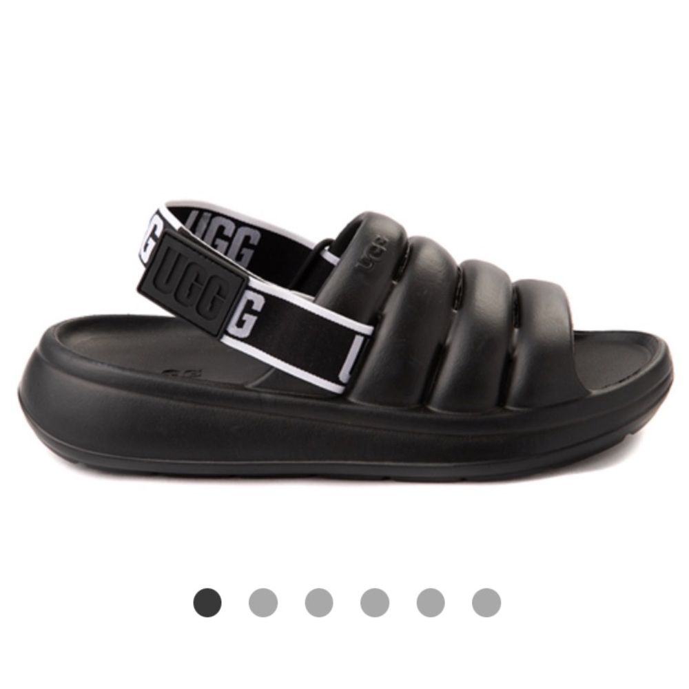 Womens UGG® Sport Yeah Slide Sandal - Black